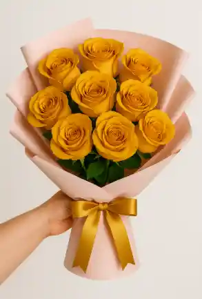 Bouquet De 12 Rosas En El Color Que Más Te Guste: Fucsia, Rojas, Salmón O Mostaza.
