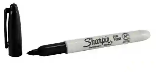 Marcador Sharpie Negro - Punta Fina