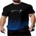 Camiseta King Color Azul Oscuro Talla L