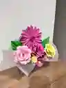 Caja Estilo Sobre Arreglo Flores Dia De La Madre (rosado)