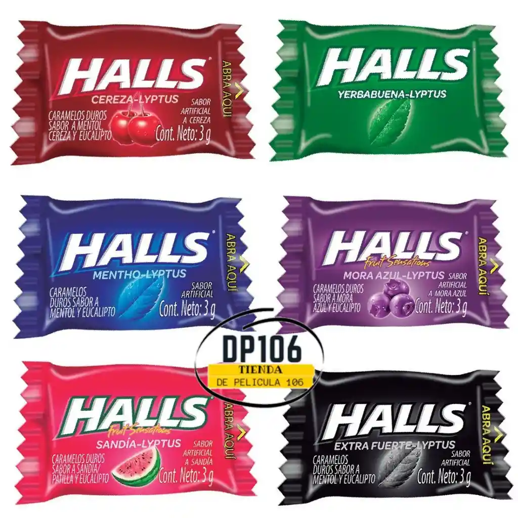 Halls Caramelo Pepa Aleatorio X 2 Und