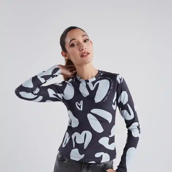 M / Top Soy Libre - Azul