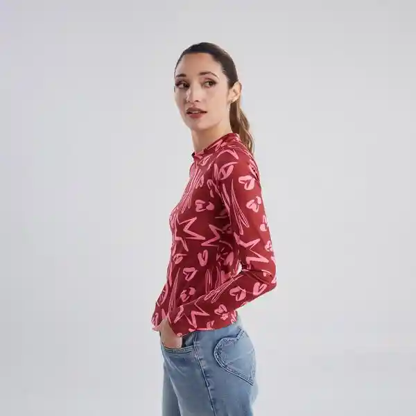 S / Top There For You - Vinotinto