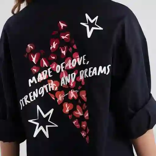 L / Sobrecamisa Made Of Love - Azul