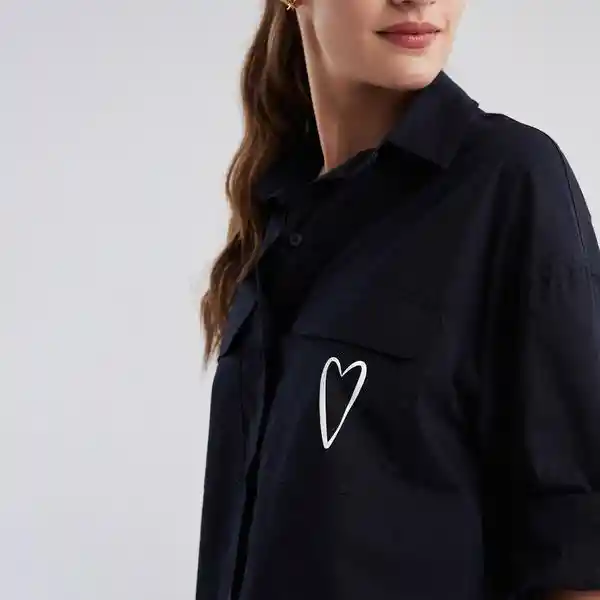 L / Sobrecamisa Made Of Love - Azul