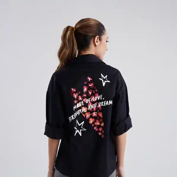 L / Sobrecamisa Made Of Love - Azul