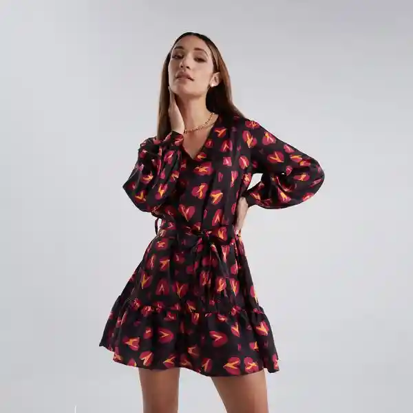 Xl / Vestido Heart - Negro