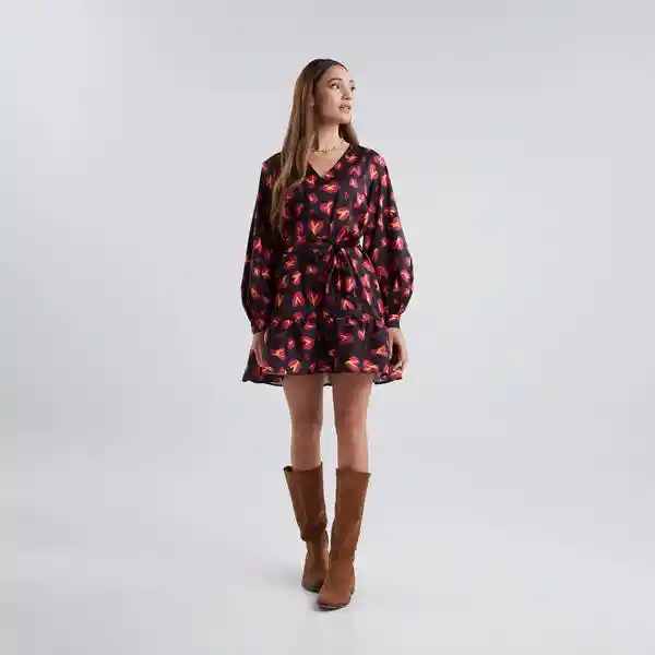 Xl / Vestido Heart - Negro