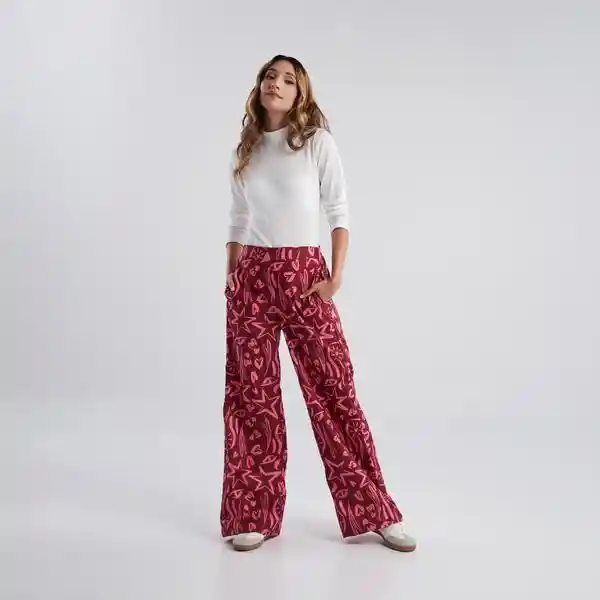 40 / Pantalón There For You - Vinotinto