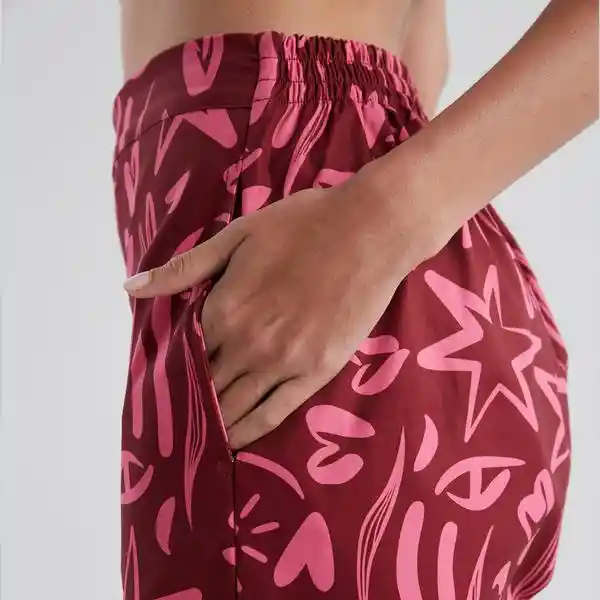 40 / Pantalón There For You - Vinotinto