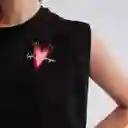 Xl / Camiseta Late Mi Corazón - Negro