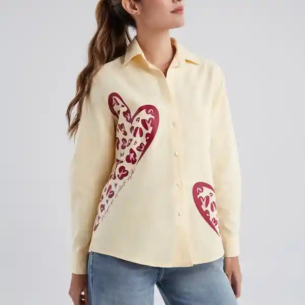 S / Camisa Soy - Amarillo