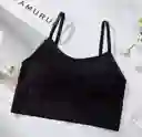 Top Negro Sport Talla Unica Con Almohadillas