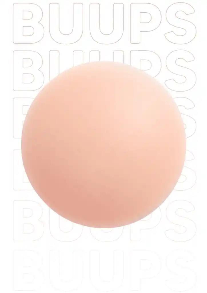 Cubre Pezones En Silicona Color Macadamia 8cm