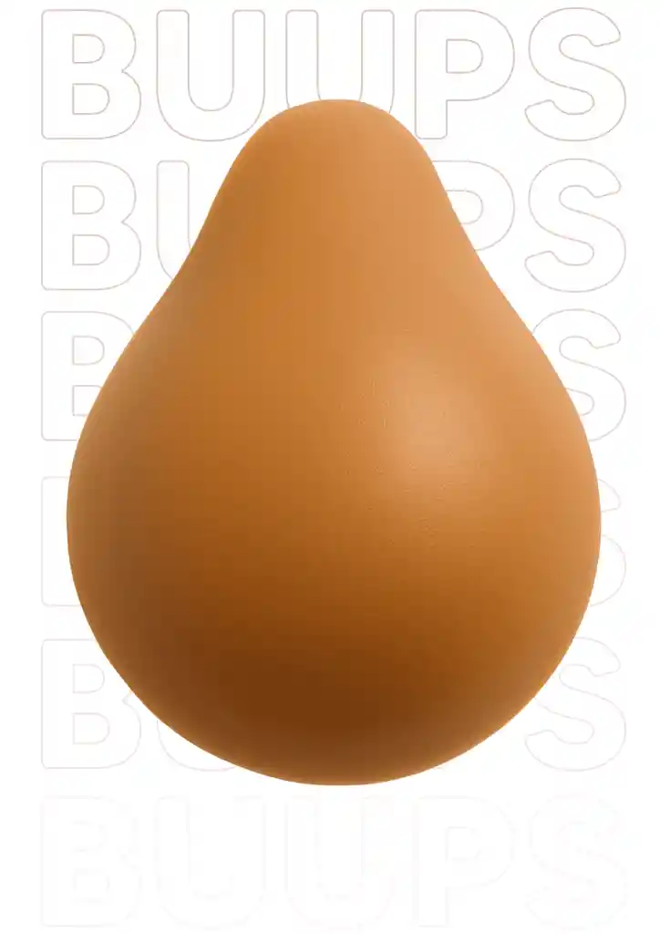 Cubre Pezones Levanta Busto En Silicona Color Canela Copa A/b
