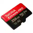 Micro Sd 256gb Sandisk Extreme Pro U3 4k 200mbs