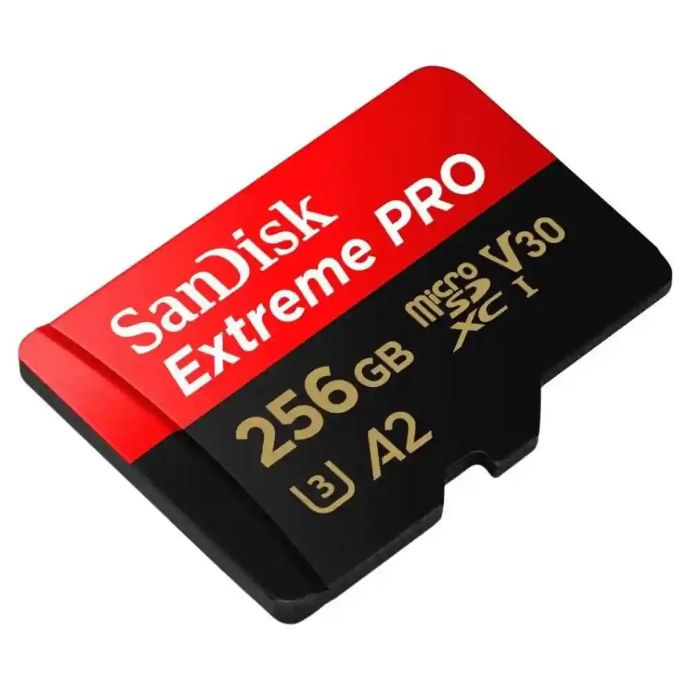 Micro Sd 256gb Sandisk Extreme Pro U3 4k 200mbs