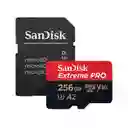 Micro Sd 256gb Sandisk Extreme Pro U3 4k 200mbs