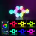 Kit X6 Hexagonos Led Rgb Con Control