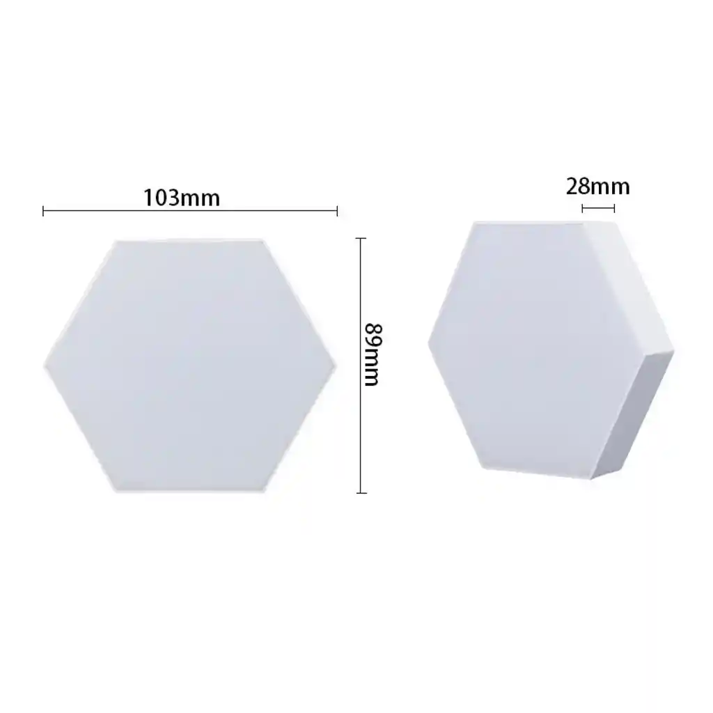 Kit X6 Hexagonos Led Rgb Con Control