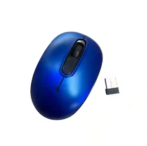 Mouse Inalambrico Azul Jiexin