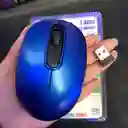 Mouse Inalambrico Azul Jiexin