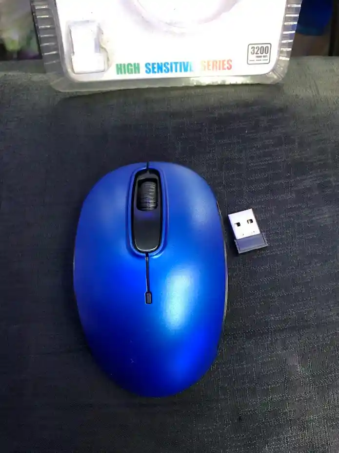 Mouse Inalambrico Azul Jiexin