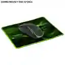 Combo Kit Gamer Mouse Y Pad Wesdar 3600 Dpi