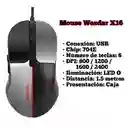 Mouse Wesdar Gaming X16 2400dpi 6 Botones