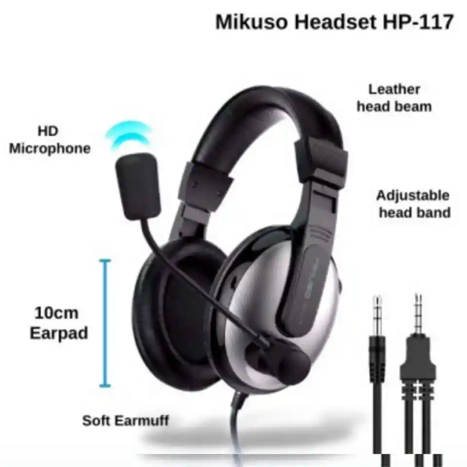 Diadema Mikuso Estéreo Jack 3.5mm