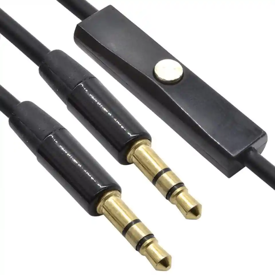 Cable 1x1 Con Micrófono Incorporado Jack 3.5mm / 120cm