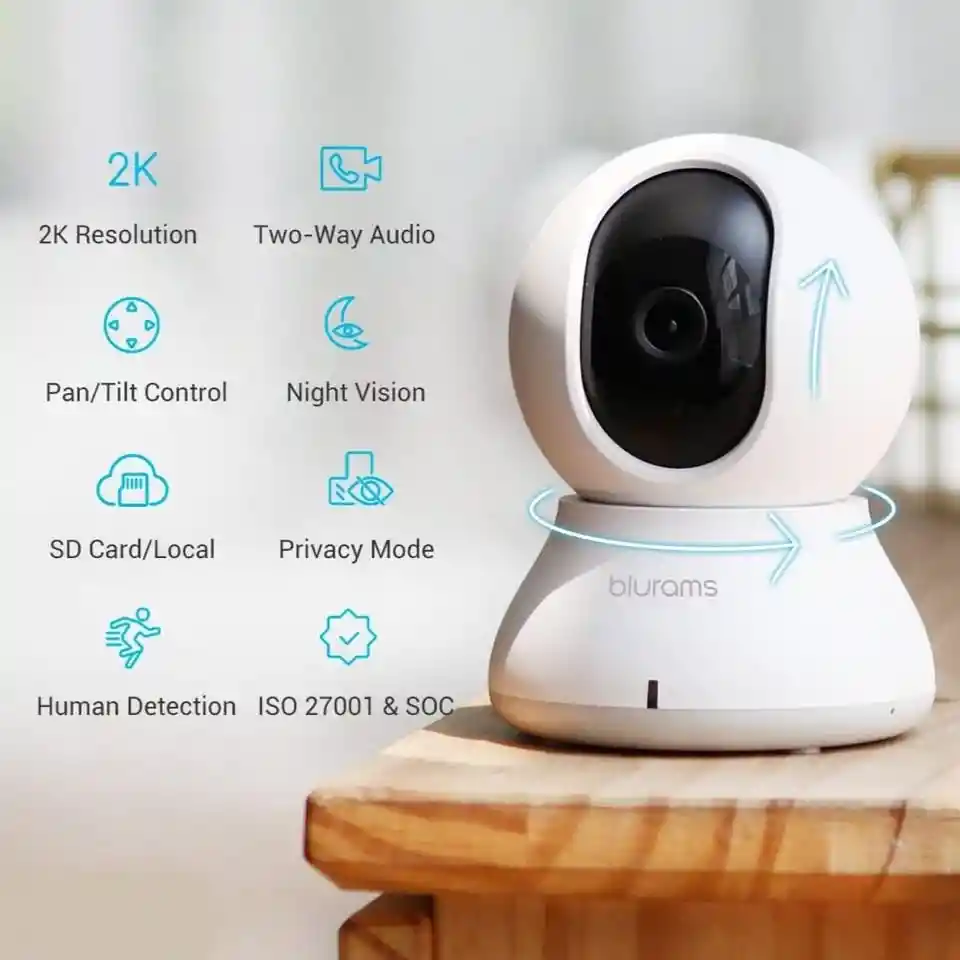 Camara Wifi Inalambrica Blurams 2k
