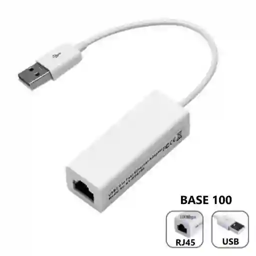 Adaptador Usb A Rj45 O Lan / Base 100 / Ezi