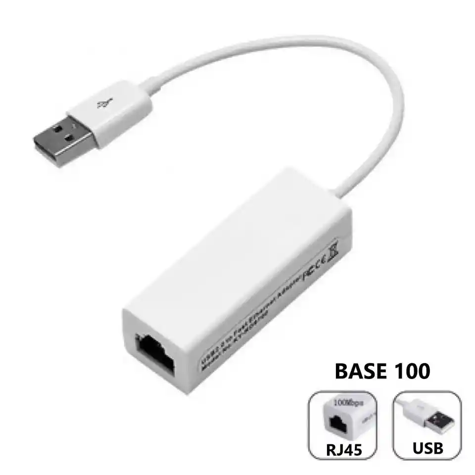 Adaptador Usb A Rj45 O Lan / Base 100 / Ezi