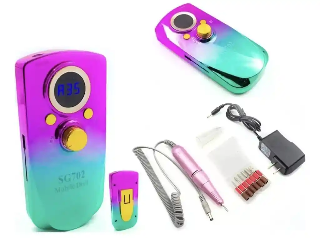 Pulidor De Uñas Profesional Recargable Inalambrico 35.000 Rpm