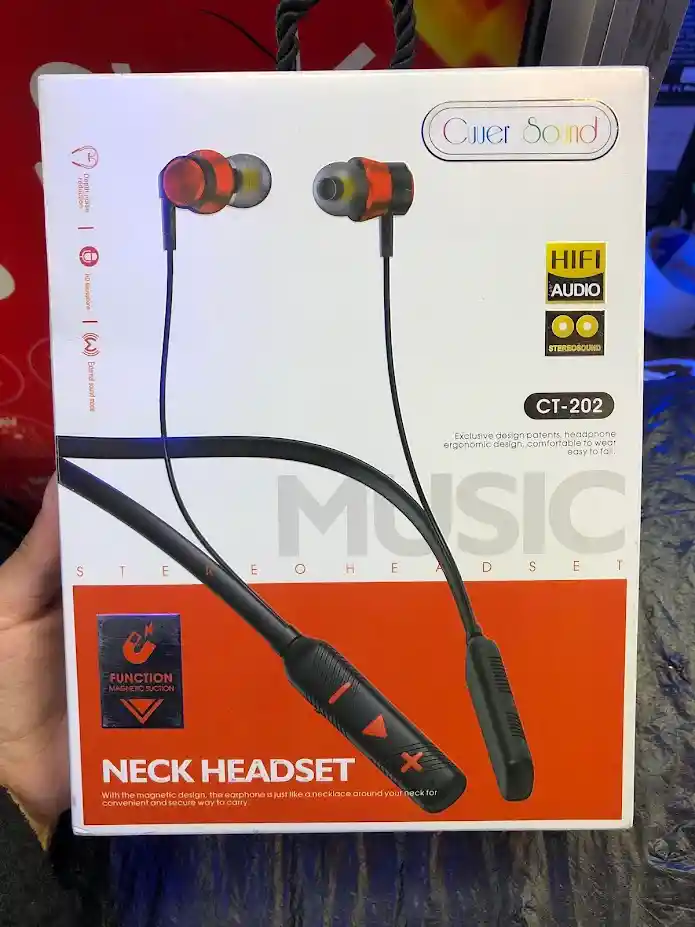 Audifonos Deportivos Cuellera Inalambricos Negros