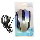 Mouse Alambrico Con Cable Jiexin Gris Con Negro