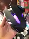 Mouse Alambrico Con Cable Nia Negro Con Luz
