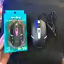 Mouse Alambrico Con Cable Weibo Negro Con Luz