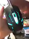 Mouse Alambrico Con Cable Weibo Negro Con Luz
