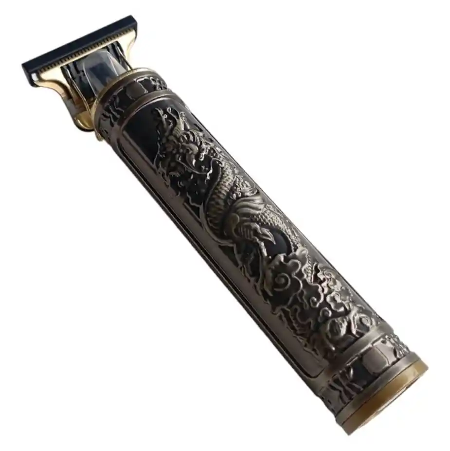 Afeitadora Dorada Portatil Barbera Recargable