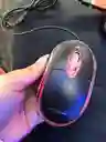 Mouse Alambrico Con Cable Ecotec Negro Con Luz