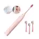 Cepillo De Dientes Eléctrico Recargable De Limpieza Rosado
