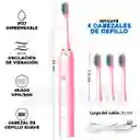 Cepillo De Dientes Eléctrico Recargable De Limpieza Rosado