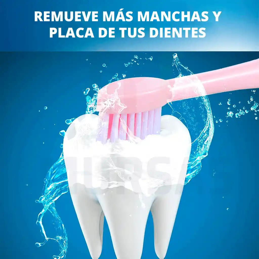 Cepillo De Dientes Eléctrico Recargable De Limpieza Rosado