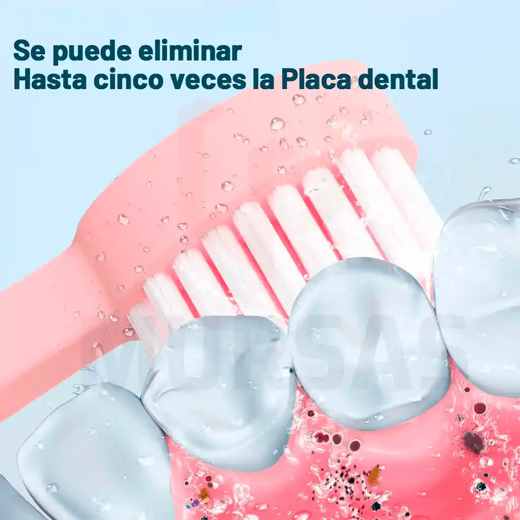 Cepillo Eléctrico Dientes Ideal Para Casa O Viajes Rosado
