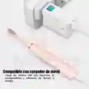 Cepillo Eléctrico Dientes Ideal Para Casa O Viajes Rosado