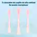 Cepillo Eléctrico Dientes Ideal Para Casa O Viajes Rosado
