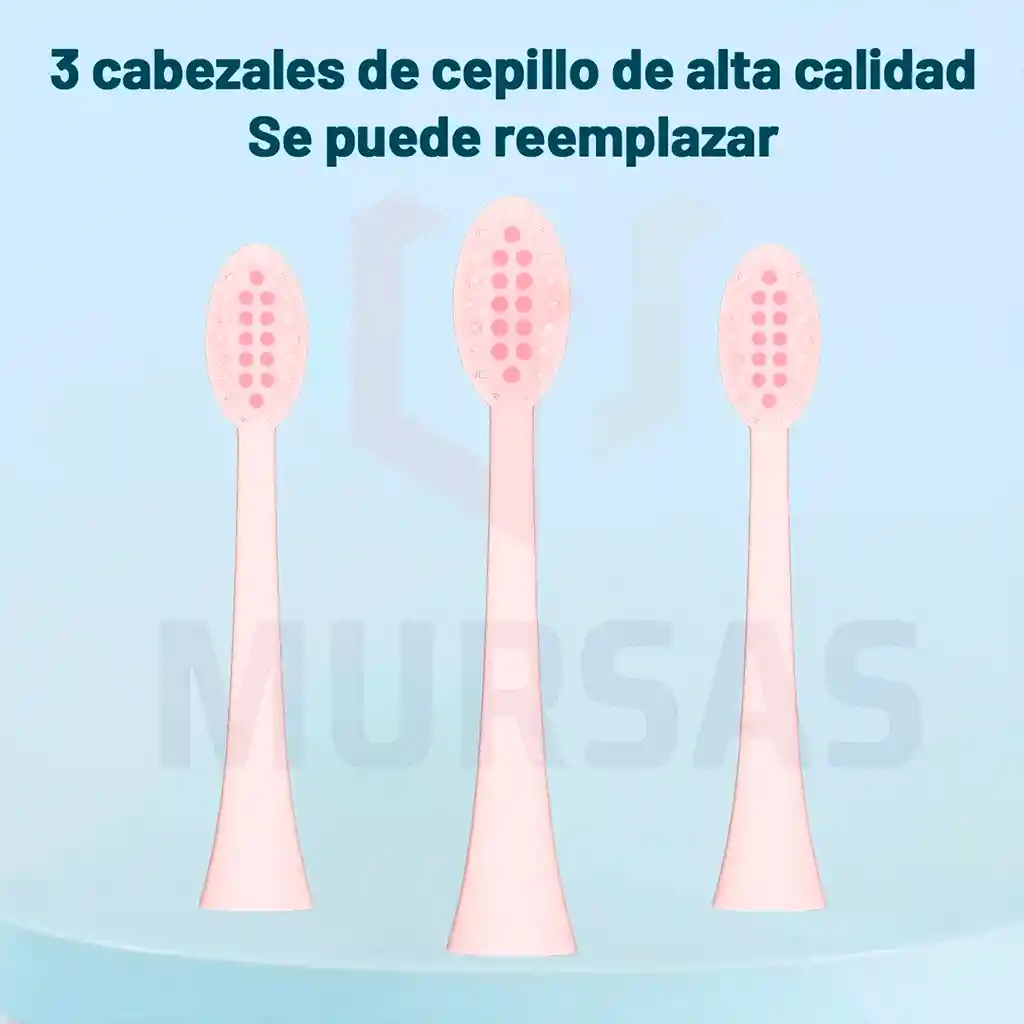 Cepillo Eléctrico Dientes Ideal Para Casa O Viajes Rosado