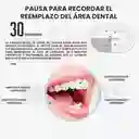 Cepillo Dental Electrico Recargable 4 Cabezales Blanco